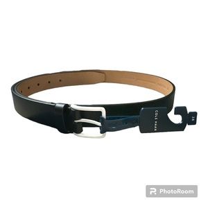 cole haan leather belt